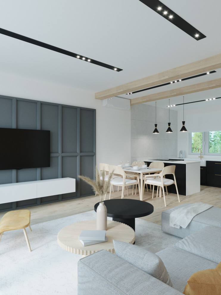 Таун-хаус кухня-гостиная