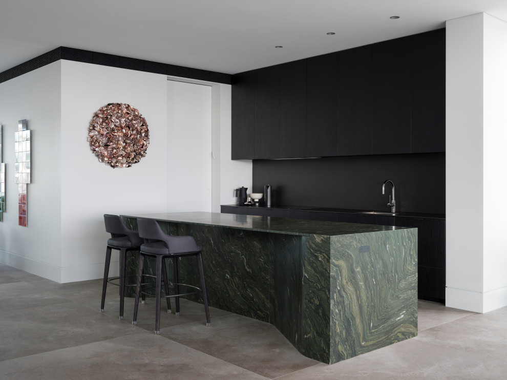 Photo of a contemporary kitchen in Sydney.