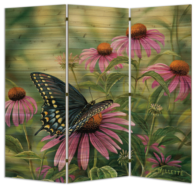 Room Screen, Black Swallowtail Butterfly, 68"x68"