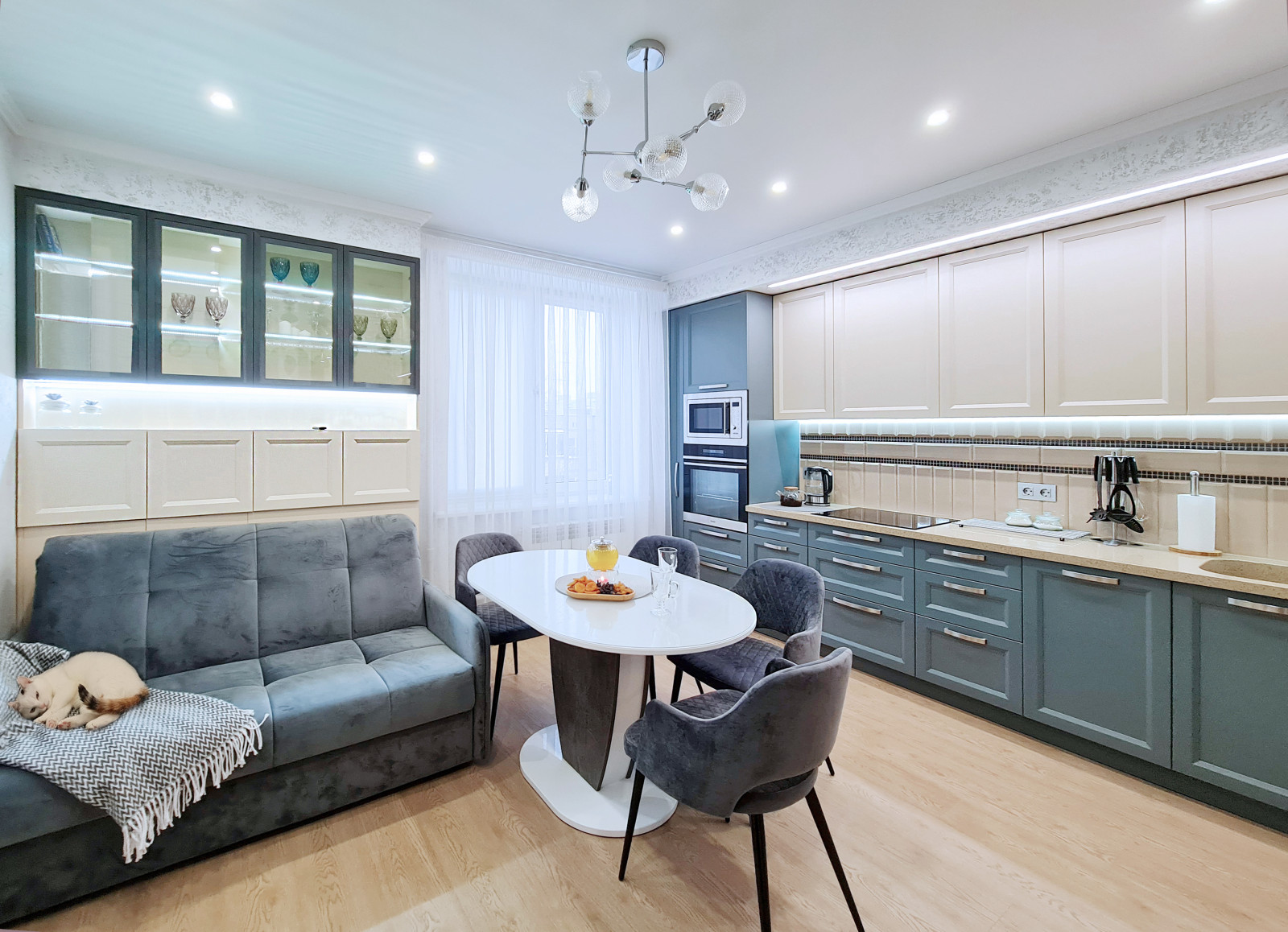 Трехкомнатная квартира 80 кв.м