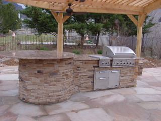 Grills and fire pits - Southwestern - Patio - Albuquerque 