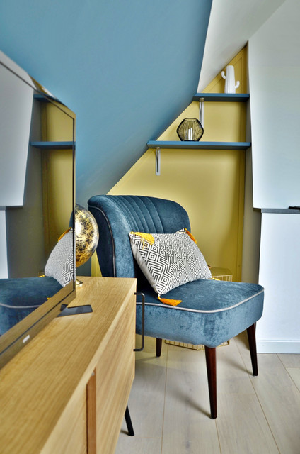Ambiance So British pour ce studio contemporary-living-room