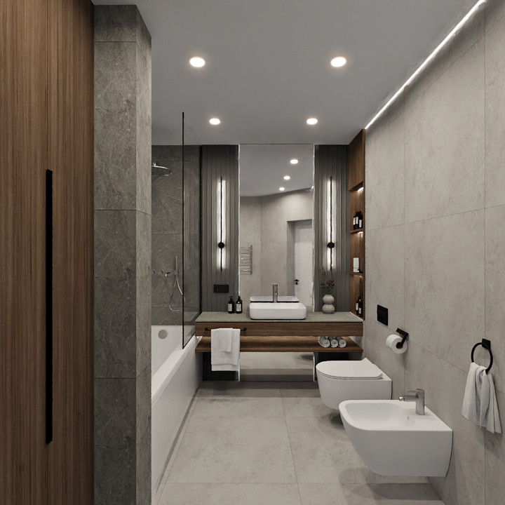 Санузел в современном стиле