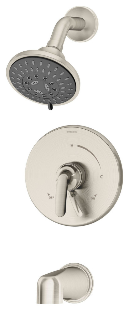 Symmons S-5502-1.5-TRM Elm Tub and Shower Trim Package - Satin Nickel