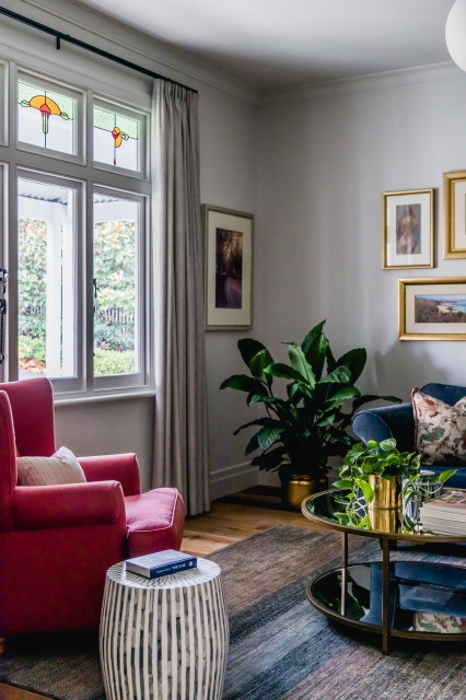 Surrey Hills Decorating contemporary-vardagsrum