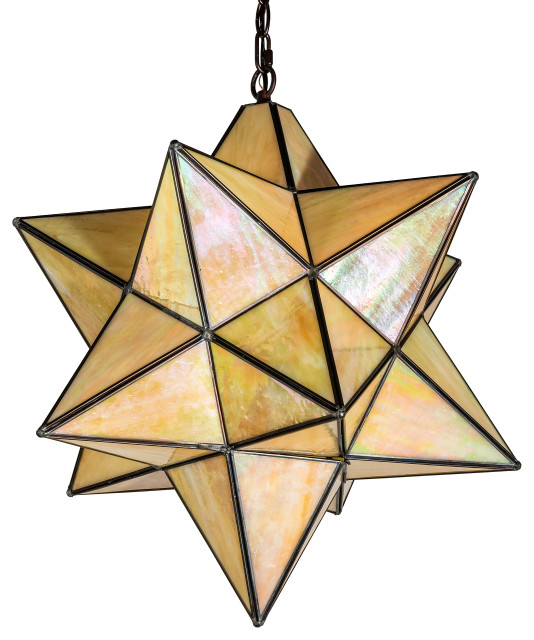 18 Wide Moravian Star Pendant - Mediterranean - Pendant Lighting - by ...