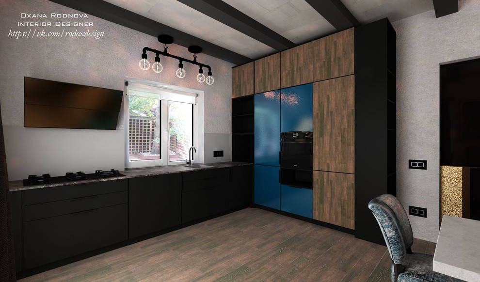 Кухня-студия in LOFT STYLE