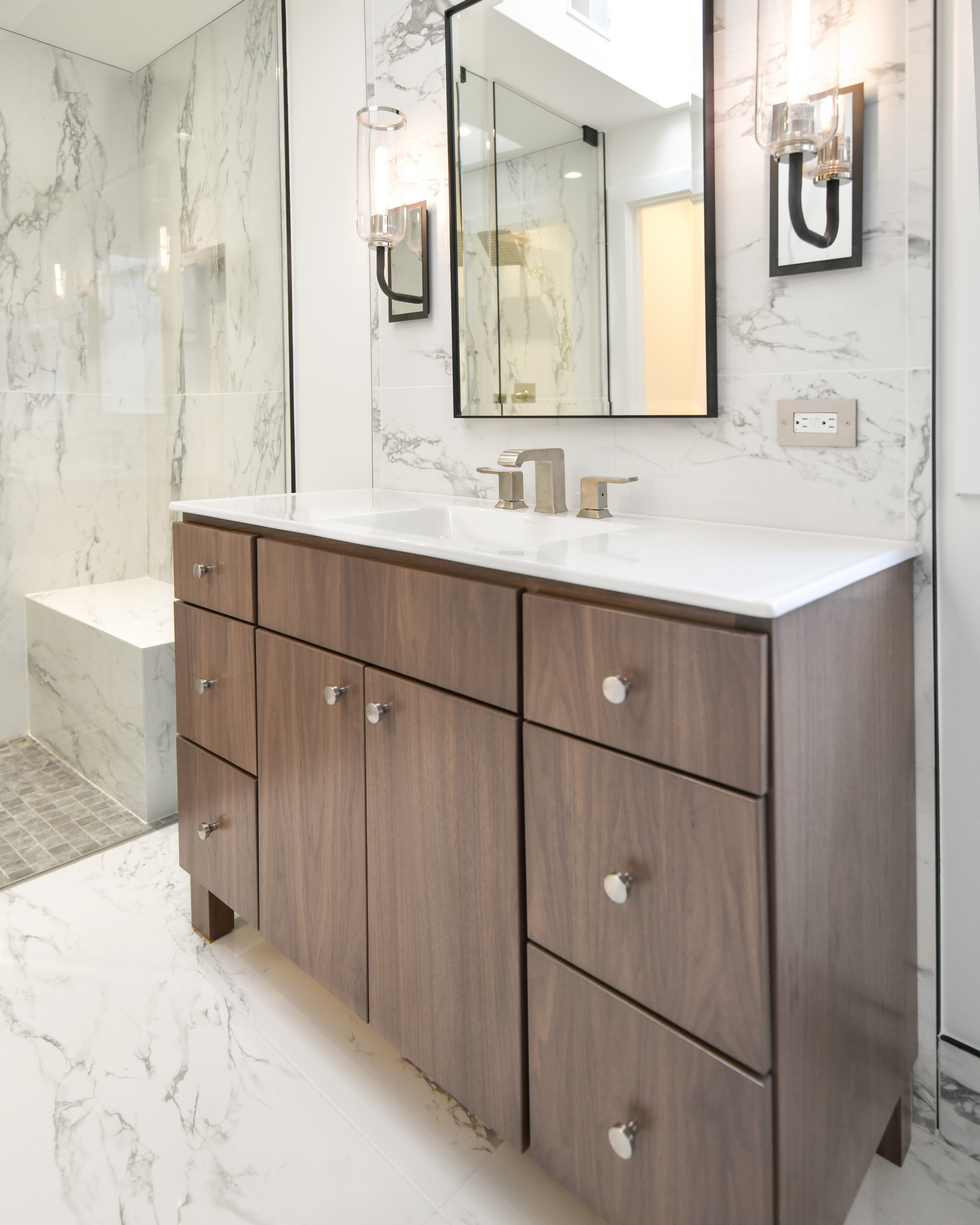 Fab Master Bathroom and Spacious Closet in  Vienna, Va