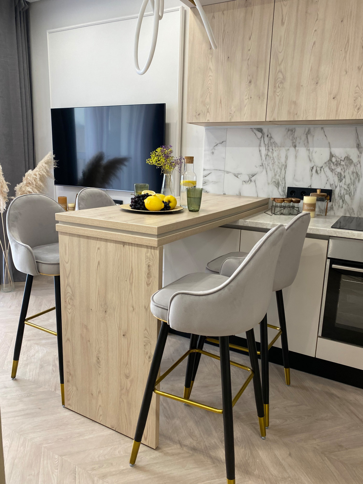 Реализованный проект , квартира 45 кВ. в ЖК Сити Парк