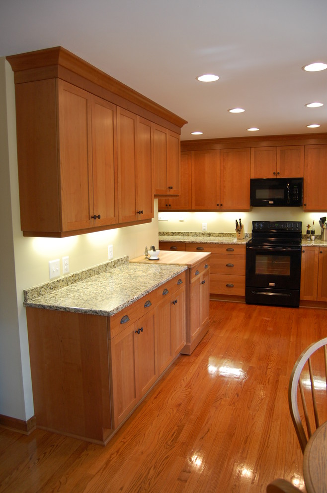 Inspiration for a rustic kitchen remodel in Raleigh