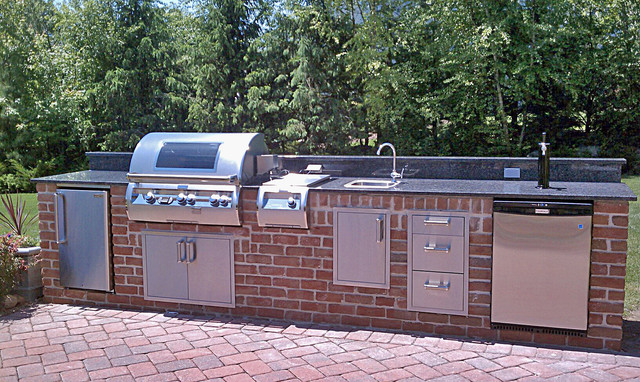 Fire Magic Outdoor Kitchen Traditional New York By Nyc