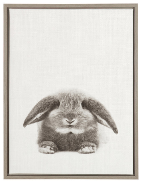 Framed Canvas Wall Art sylvie rabbit gray framed canvas wall artsimon te tai Framed Canvas Wall Art sylvie rabbit gray framed canvas wall artsimon te tai