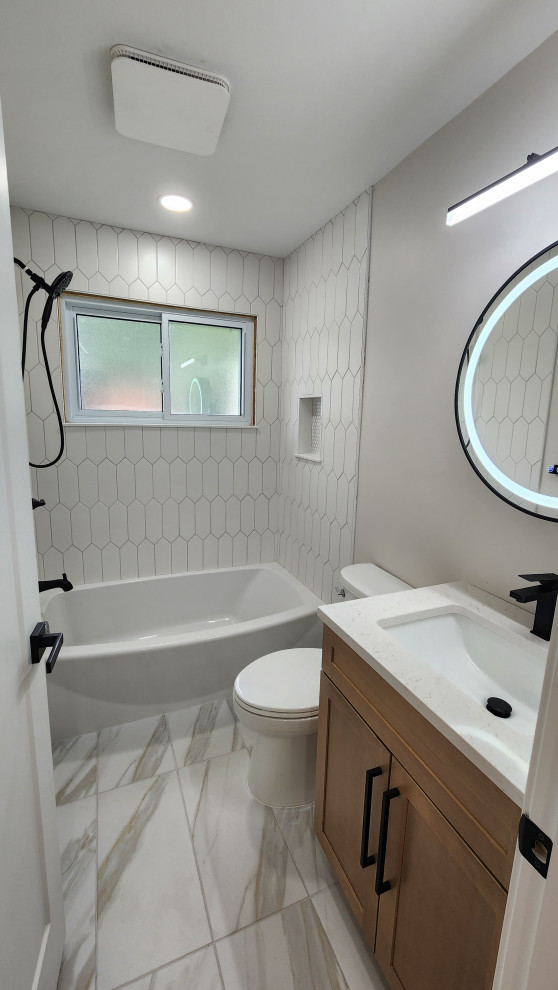 They wanted to do an addition, but we found the space they needed without it