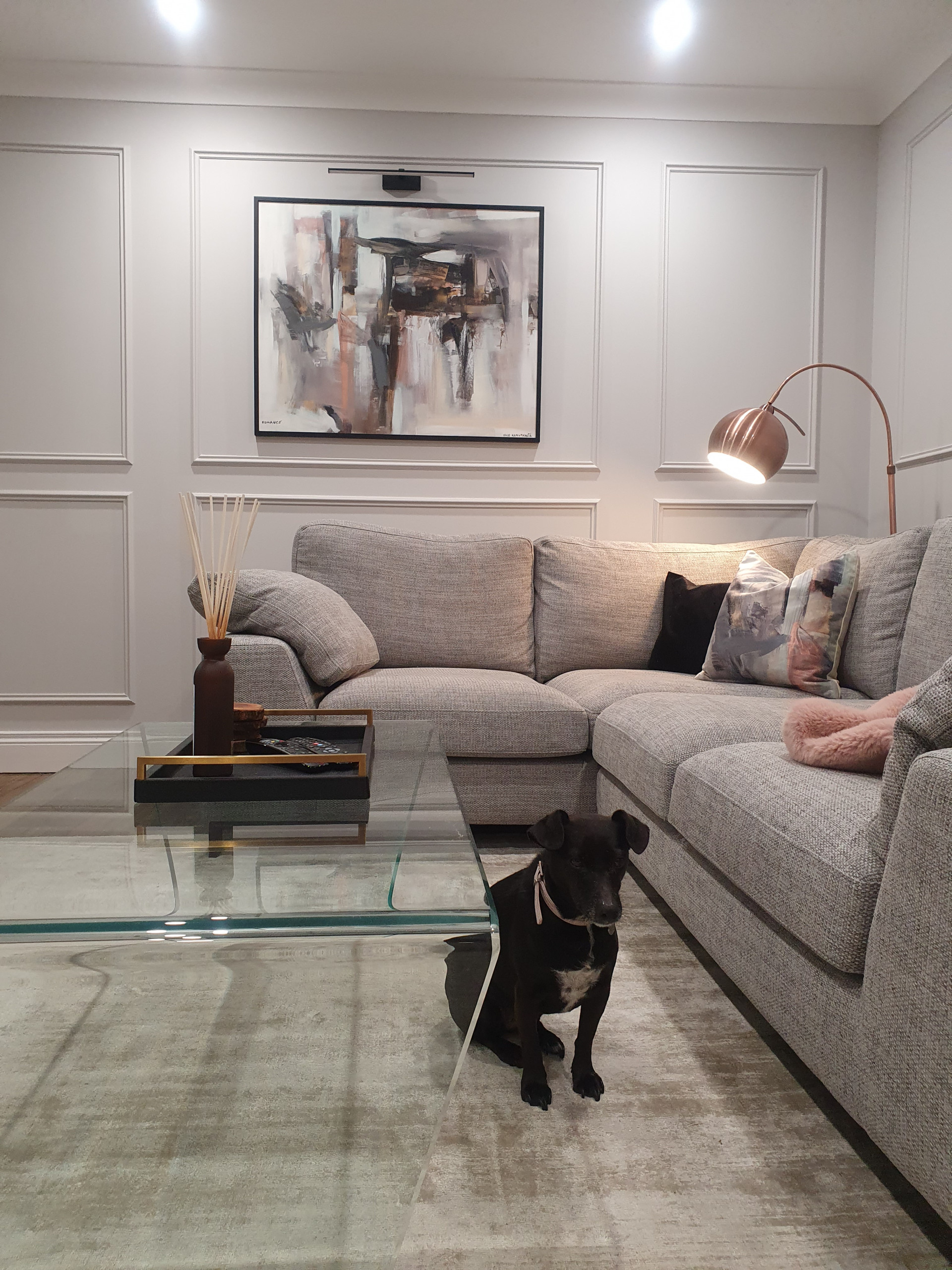 Full Home Interior Design - Sitting Room &  Powder Room