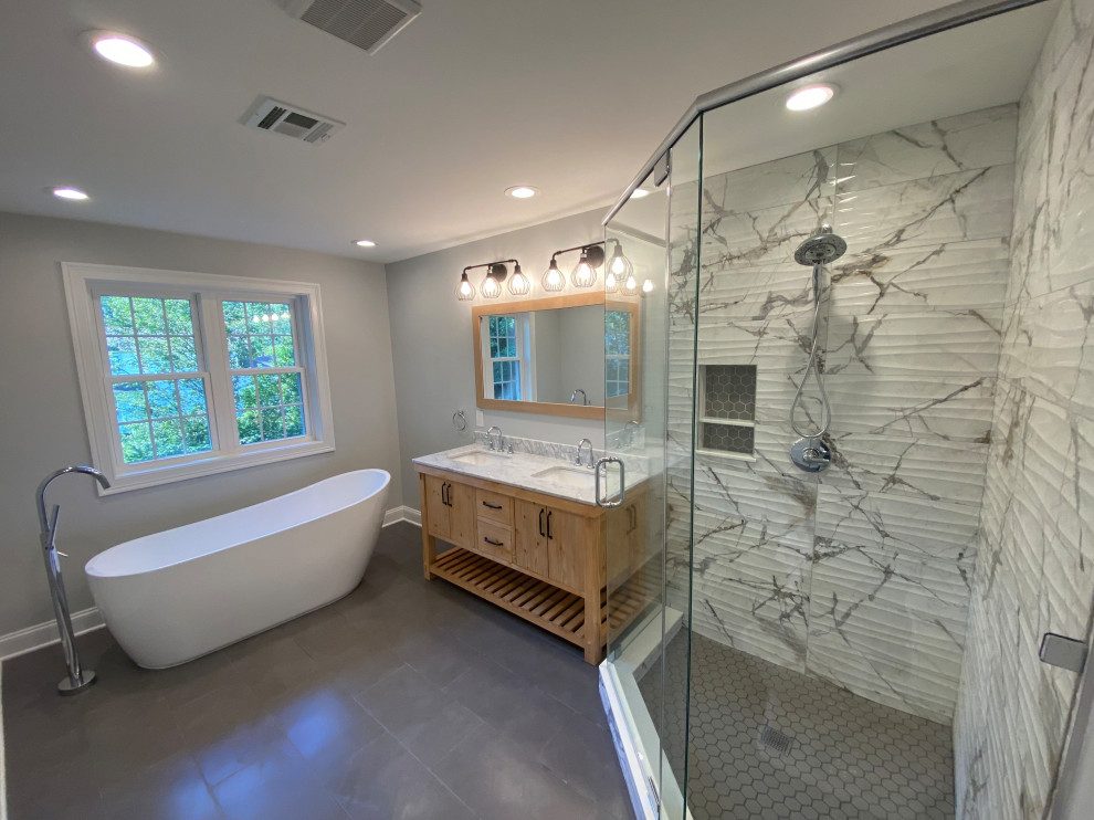 Primary Bathroom | Second-Level Addition Bergenfield NJ