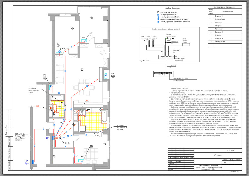 Электроснабжение квартиры, г.Москва, ЖК "Богородский"