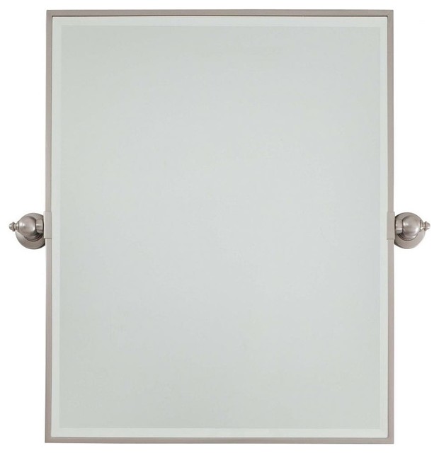Minka Lavery Xl Rectangle Mirror Brushed Nickel 1441 84 Traditional Wall Mirrors By Hansen Whole Minka Lavery Xl Rectangle Mirror, Minka Lavery 1430 84 Mirror Brushed Nickel Paradox