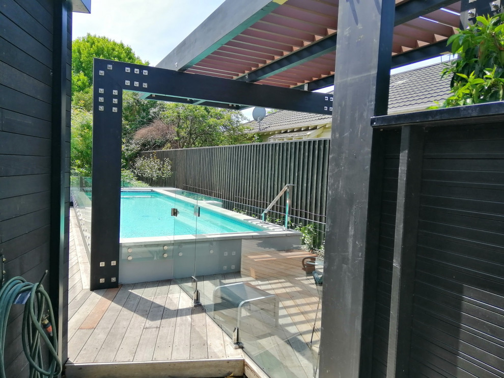 Modern pool in Christchurch.