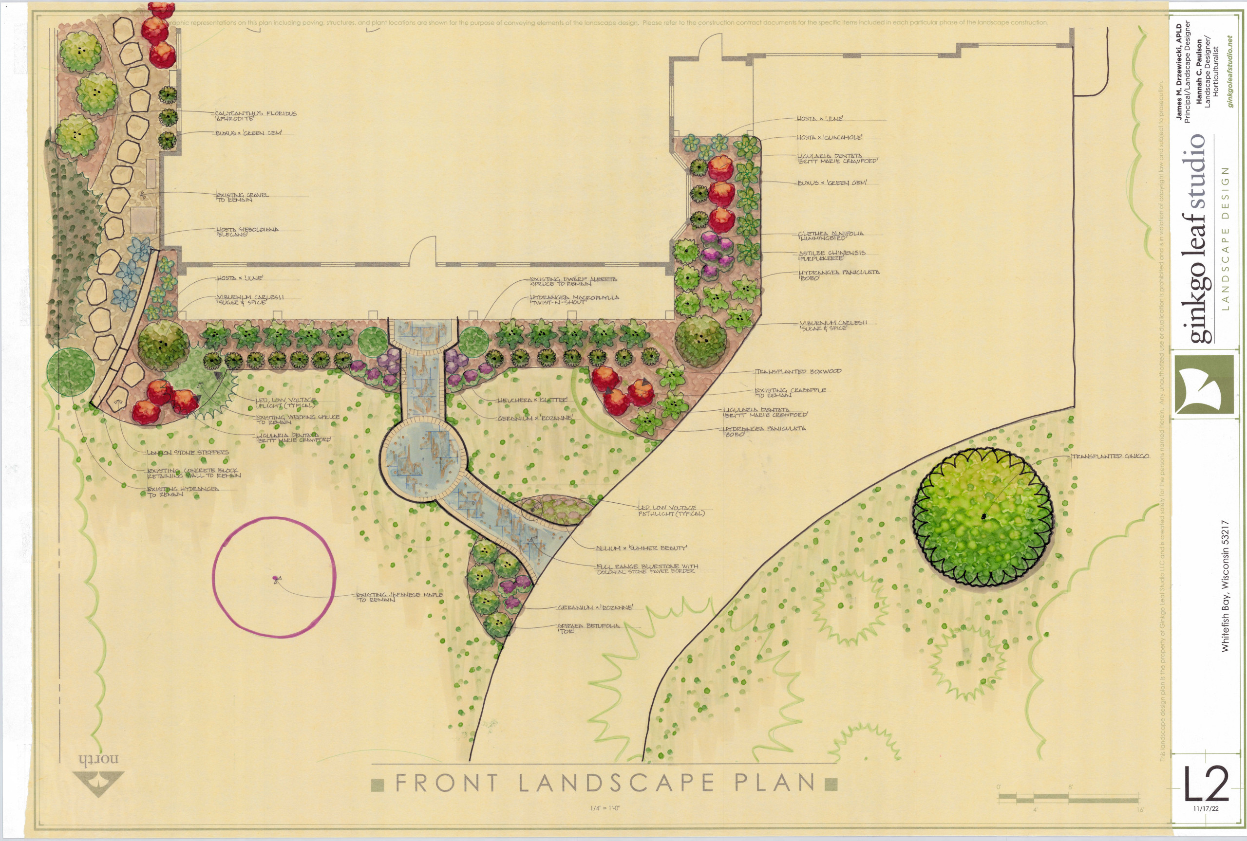 Colonial Landscape Renovation - Whitefish Bay, WI