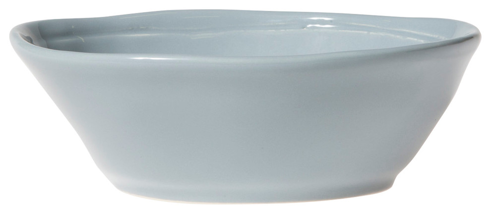 Fresh Gray Small Oval Bowl