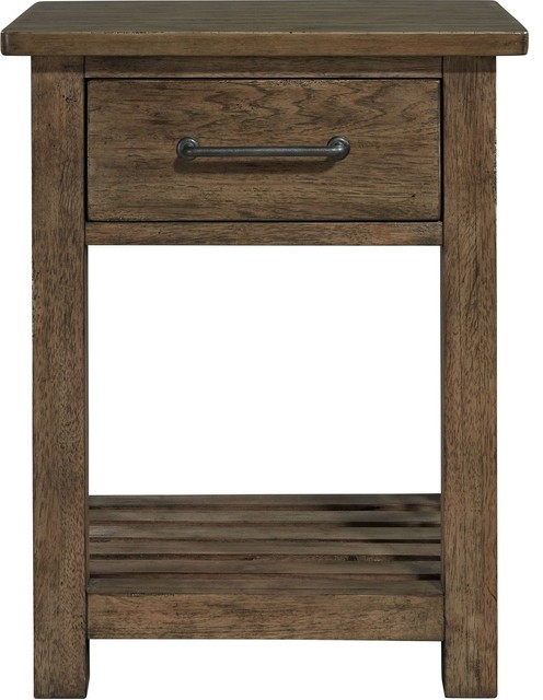 Liberty Furniture Sonoma Road 1 Drawer Night Stand Industrial Nightstands And Bedside Tables By Unlimited Furniture Group Houzz