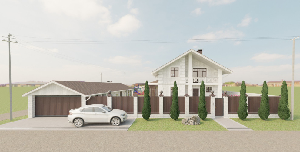 Ландшафт загородного дома