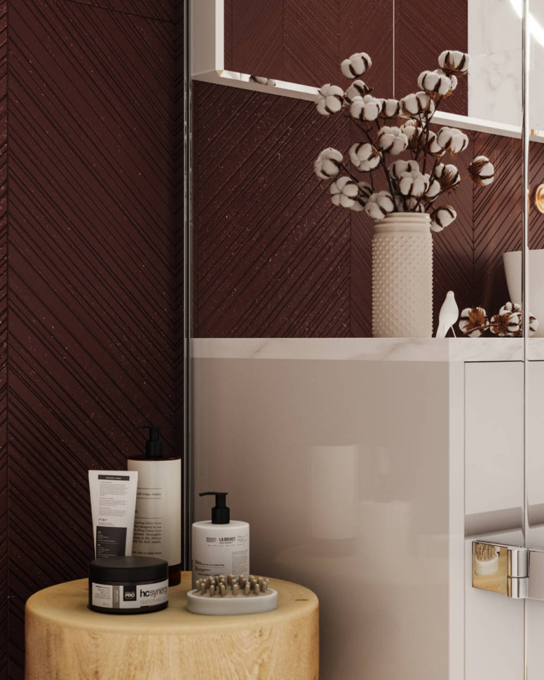 One bedroom apartment 65 m² in eclectic style