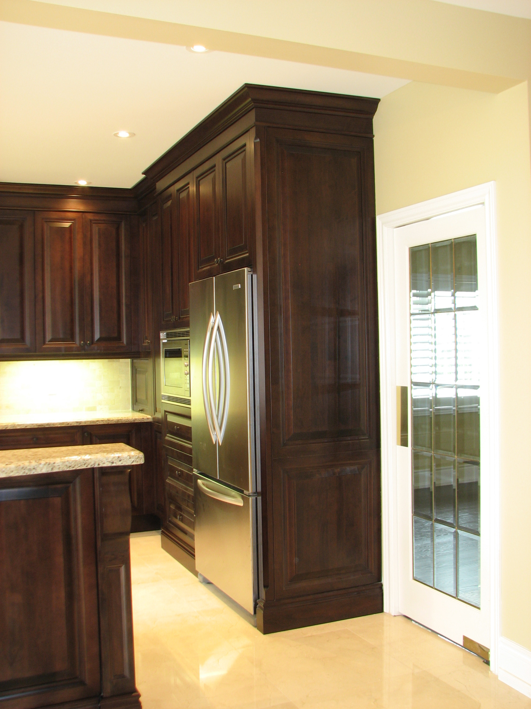 Large Wood finish Kitchen