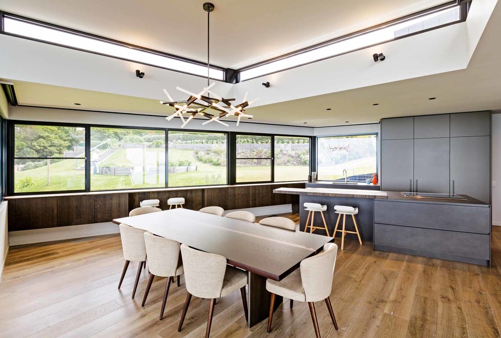 Design ideas for a contemporary kitchen in Melbourne.