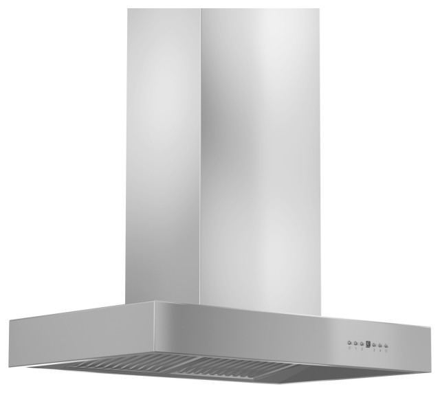ZLINE 36" Professional Island Mount Range Hood, Stainless Steel,