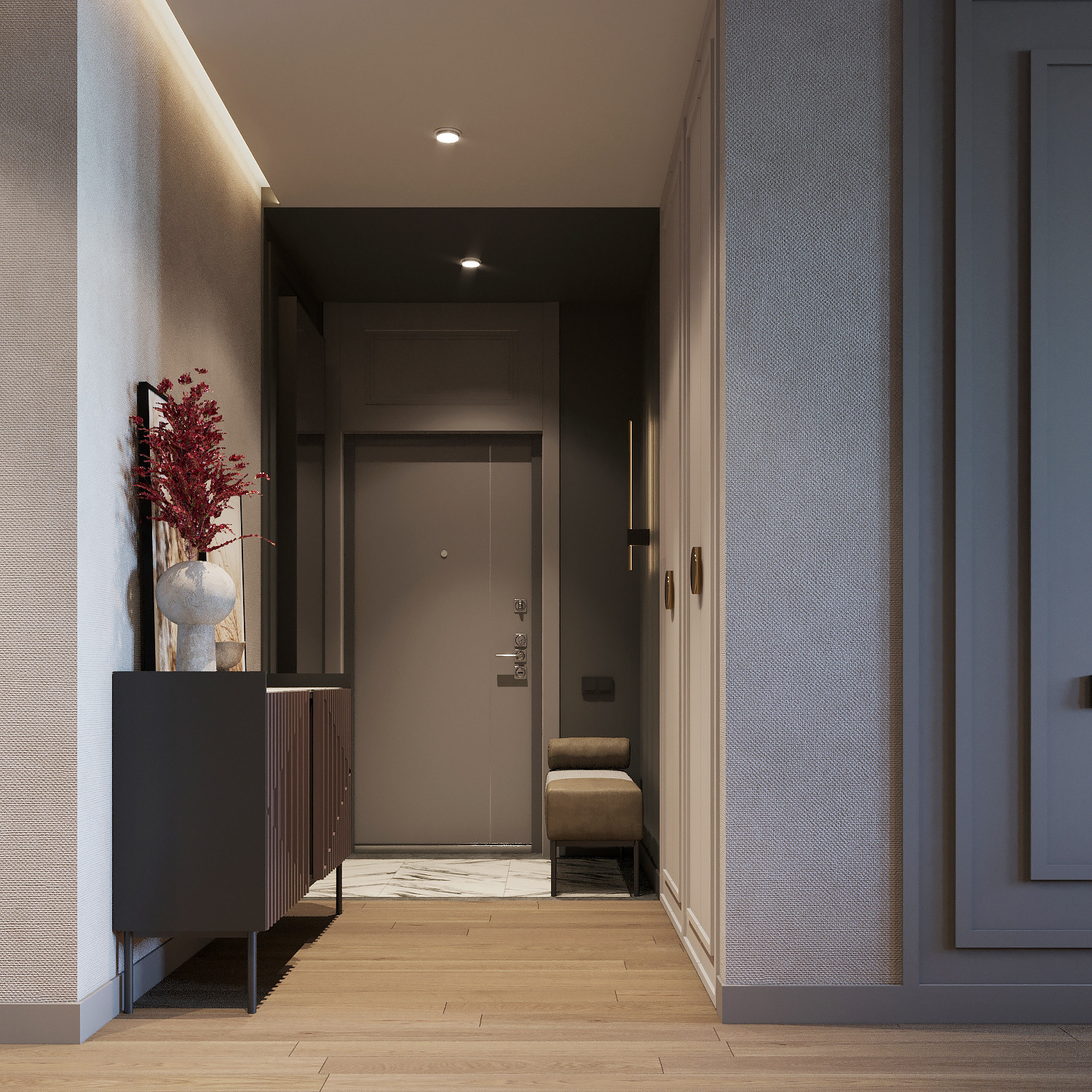 ДИЗАЙН ПРОЕКТ КАВАРТИРЫ НА ПАРКОВОЙ