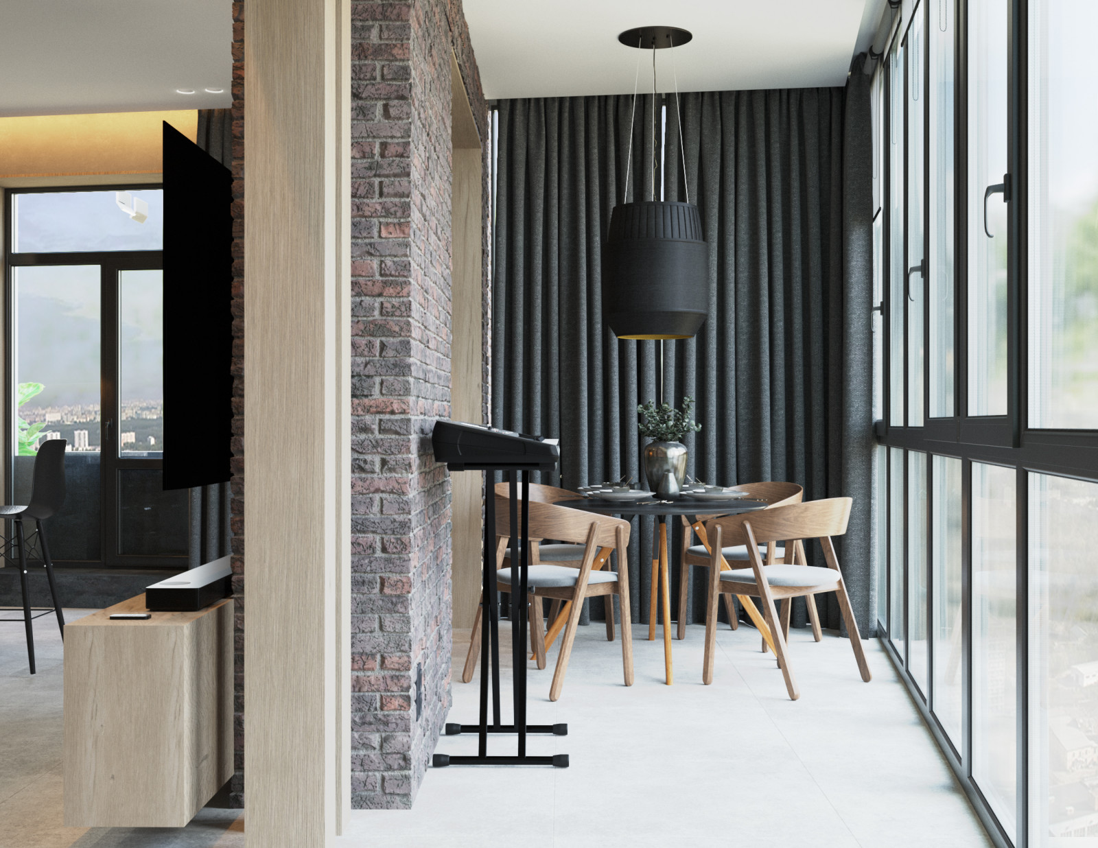 Лофт для молодой семьи