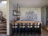 Contemporary Home Bar by Suman Architects