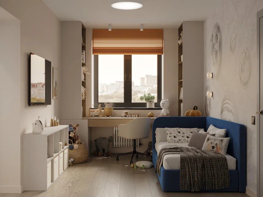 Ремонт 3-комнтаной квартиры для семейной пары и 2х детей