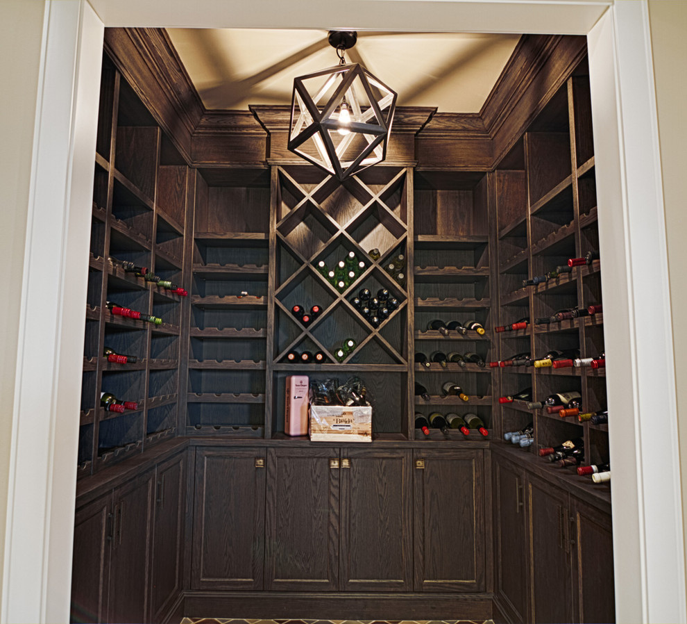 Transitional wine cellar photo in Calgary