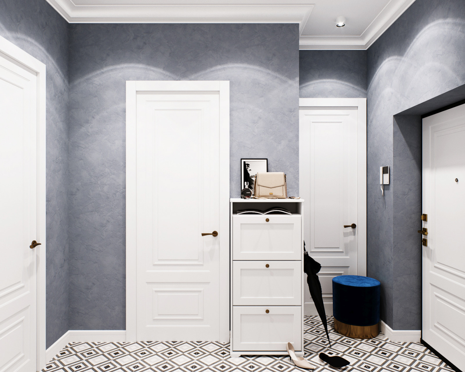 Дизайн однушки в сталинском доме в Москвейн