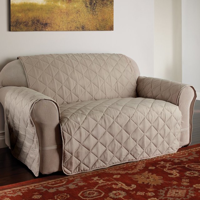 Innovative Textile Solutions Microfiber Ultimate Solid Loveseat Protector - MFSO