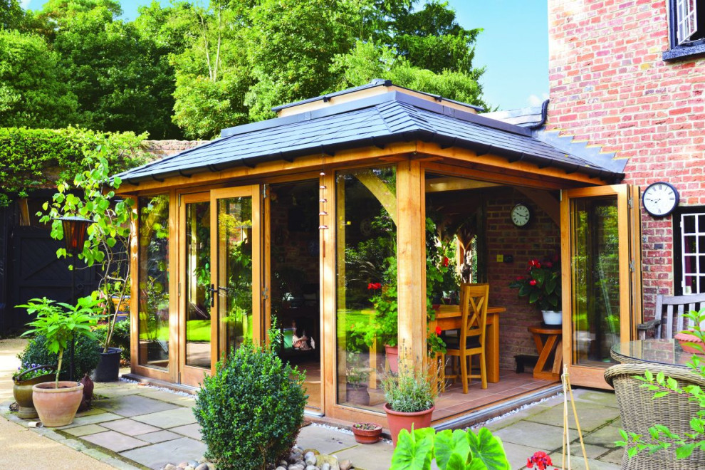 Inspiration for a conservatory in Hertfordshire.