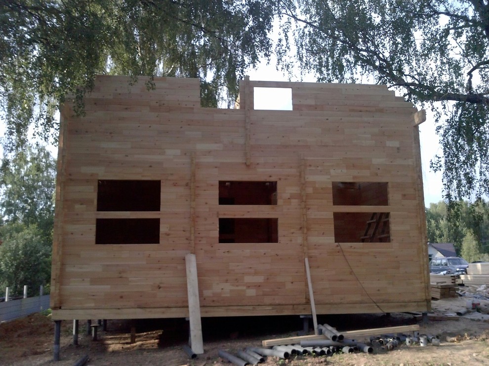 Теплый дом.Клееный брус