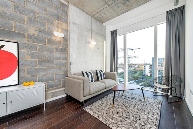 Industrial Chic industrial-living-room