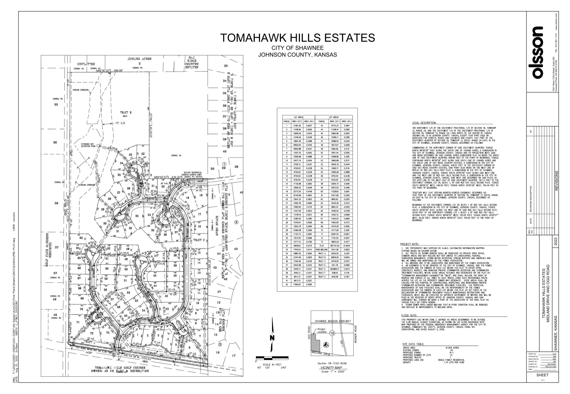 Tomahawk Hills Estates Development, Shawnee, KS
