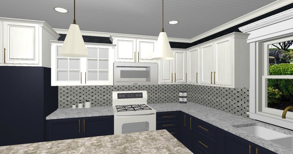 Transitional kitchen photo in Austin