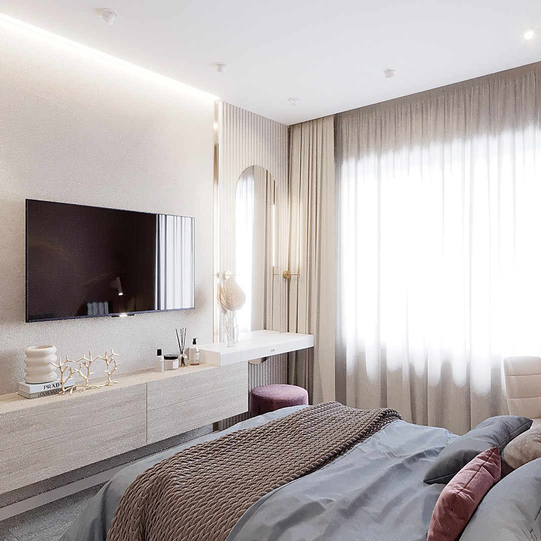 Дизайн-проект квартиры, площадью 65,9 м2 в г.Новосибирск