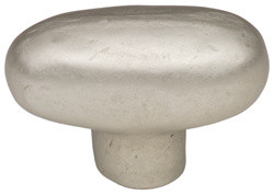 3402-AS antique silver Sedona Suite oblong cabinet knob