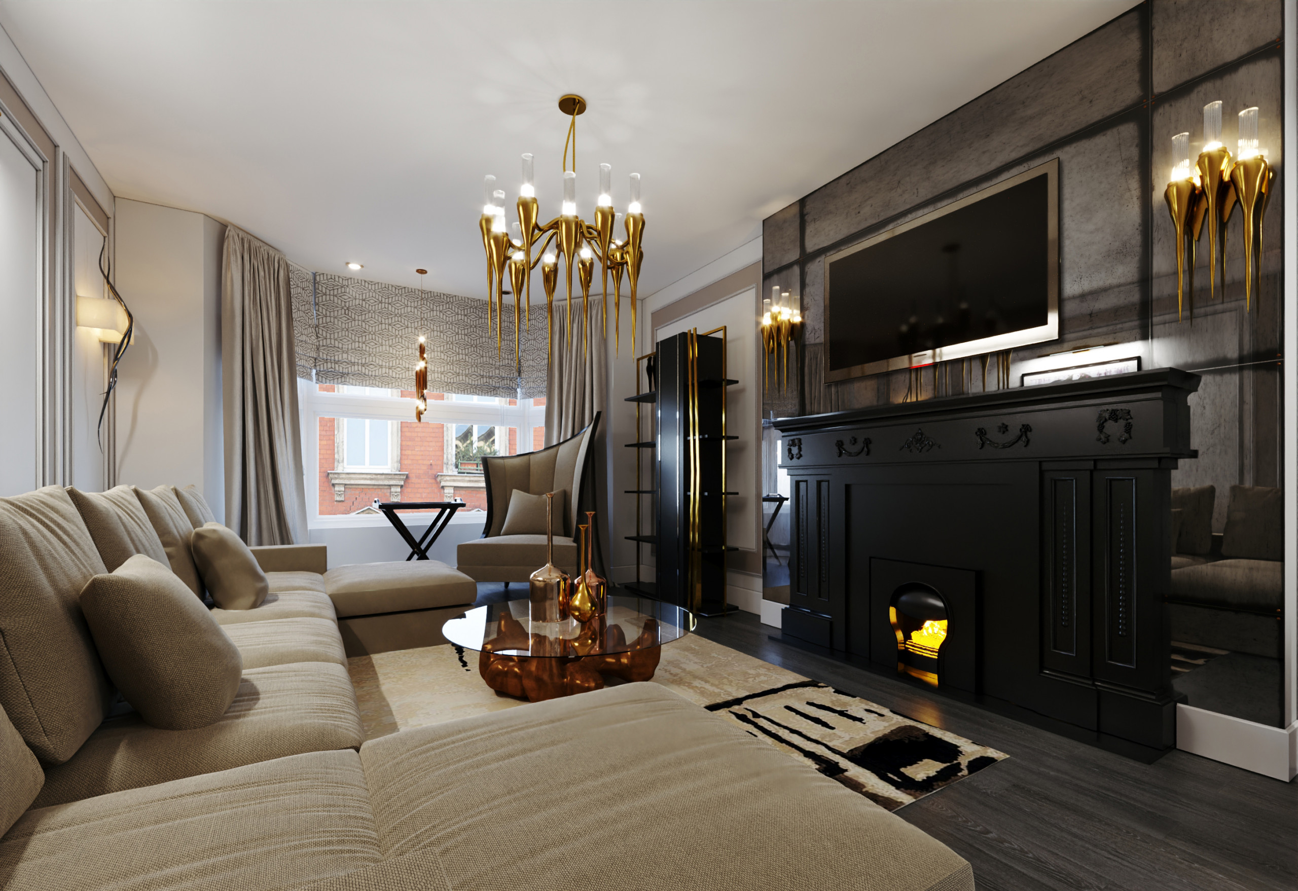 The client wanted to have a comfortable, bright, and cosy environment with a touch of luxury.