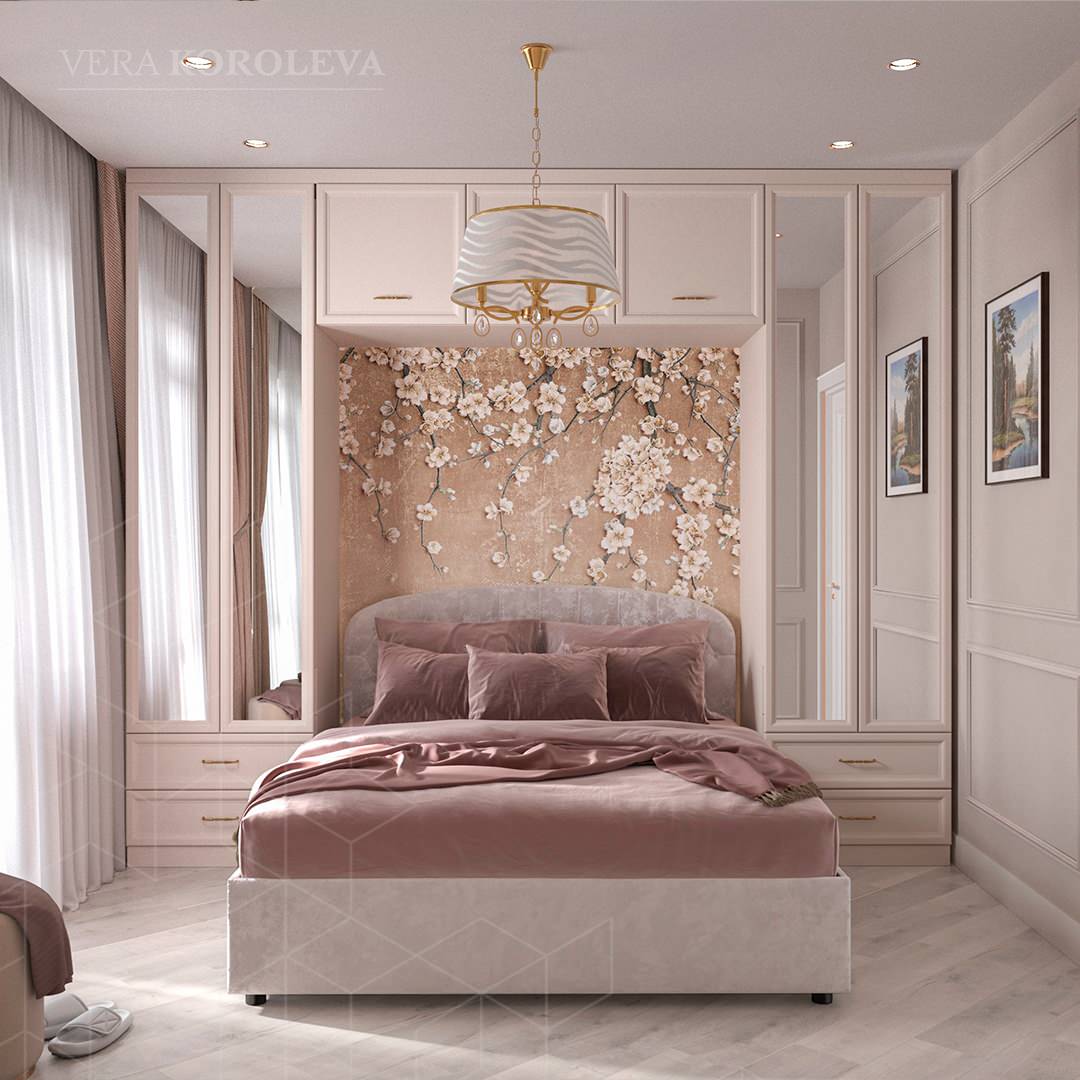 Дизайн двухкомнатной квартиры для семьи с девушкой-подростком в ЖК "Ультра Сити"