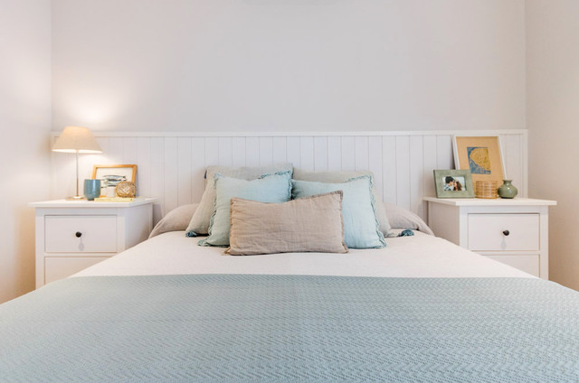 Apartamento junto al mar stile-marinaro-camera-da-letto