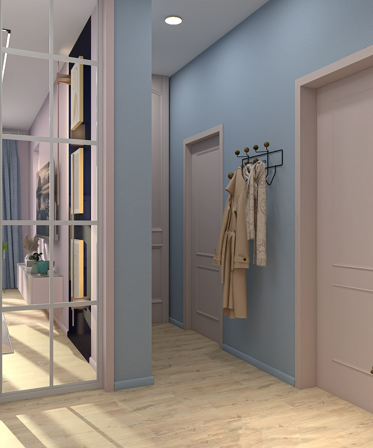 Двухкомнатная квартира с элементами Эко стиля