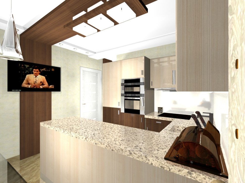 Частный интерьер маленькой квартиры в новостройке Самары.