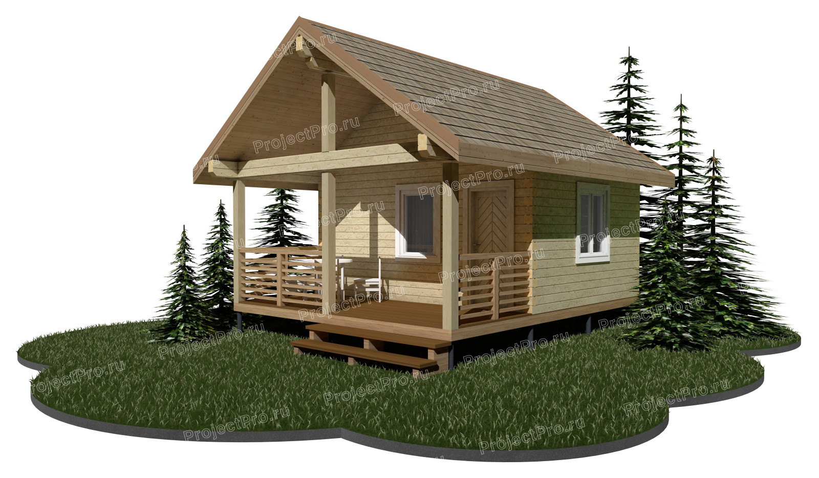 Бани и баньки из бруса, бревна и лафета